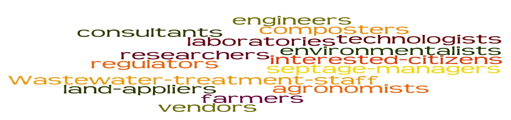 Colored words that describe the industies we support